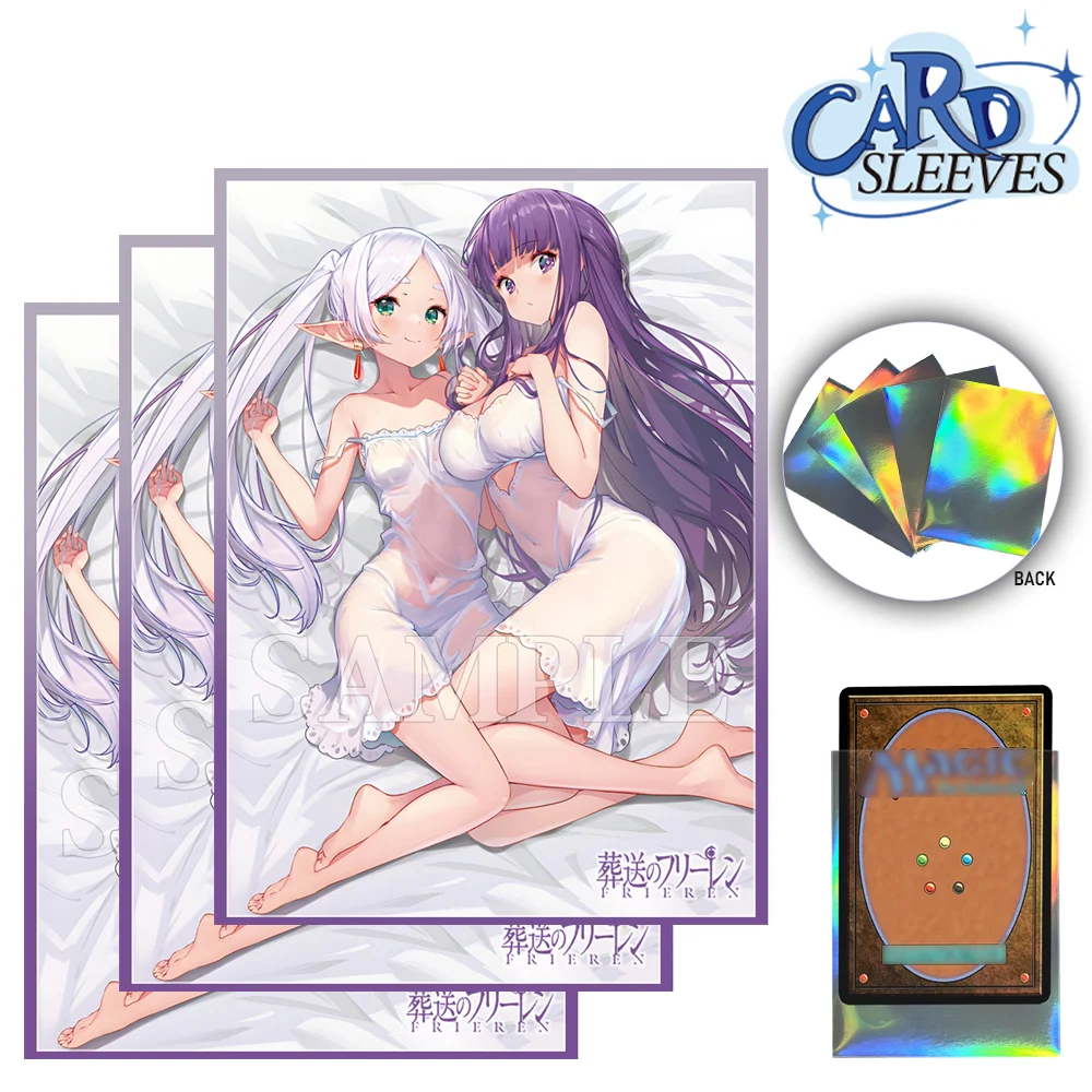 60PCS 67×92mm Twin Pajamas Style Anime Standard Size Card Sleeves Protective Cover Case for MTG/PKM Present