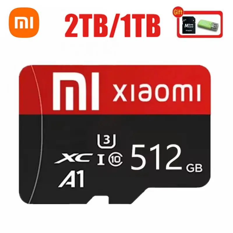 Xiaomi Geheugenkaart 2Tb Micro Tf Sd Kaart 1Tb Class10 Hoge Snelheid 512gb 128gb Cartao De Memoria Gegevensopslag Voor Telefoon/Camera/Games