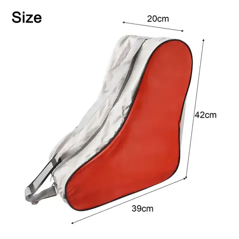 1 पीस पोर्टेबल रोलर स्केट्स बैग आइस स्केटिंग बैग बड़ी क्षमता वाला वाटरप्रूफ स्केट्स बैग स्केट्स स्टोरेज बैग स्केटिंग शूज़ बैग 10 best sales रोलर स्केट बैग - №2