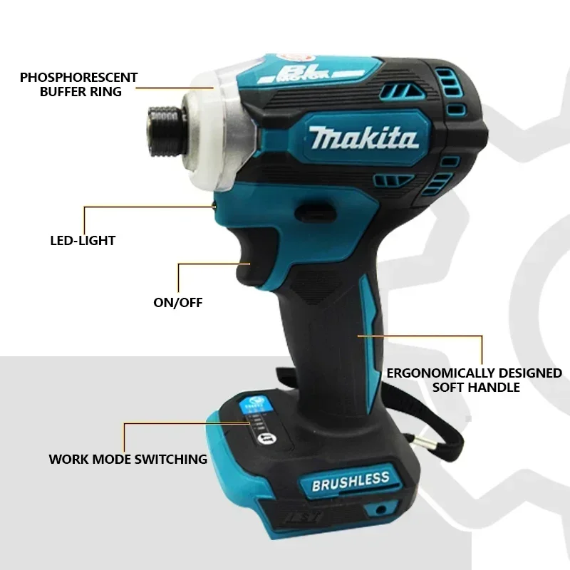 Makita DTD171 Electric Screwdriver Brushless Impact Driver Rechargeable Lithium battery Screwdriver 2025 New Style Hot