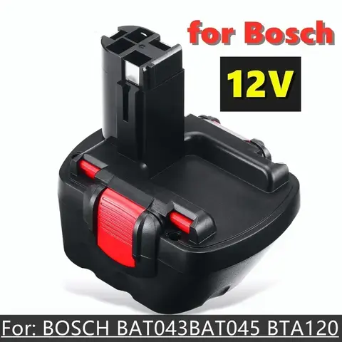 2025 보쉬 12V 12800mah PSR 충전식 배터리 12V 12.8AH AHS GSB GSR 12 VE-2 BAT043 BAT045 BAT046 BAT049 BAT120 BAT139