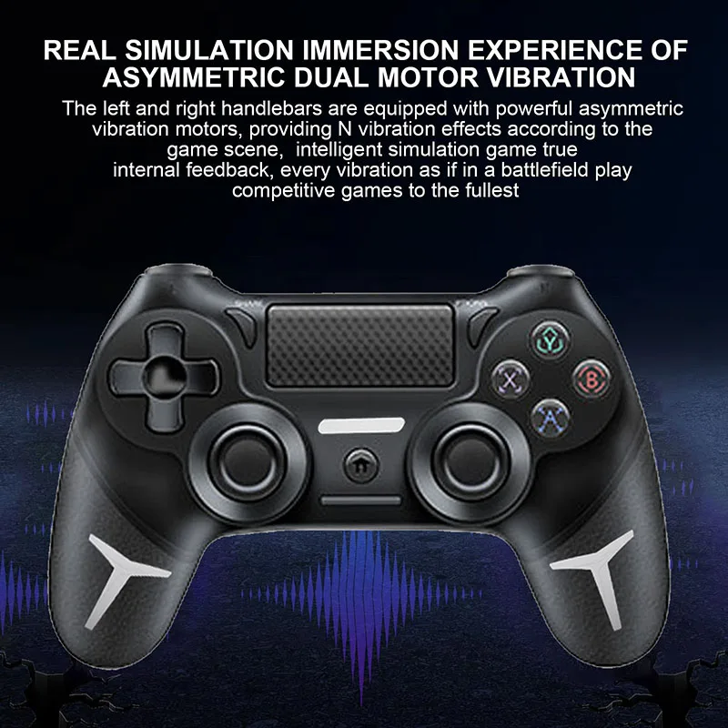 Bluetooth-Kompatibel Game Controller für PS4 Slim Pro Wireless Gamepad Für PC Dual Vibration Joystick Für IOS/Android