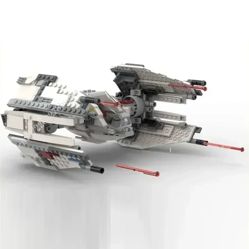 X-wing Fighter Space War Military MOC75218 SpaceShip Battle Puzzles Architecture DIY Assembly Birthday Christmas Toy for Kid Age