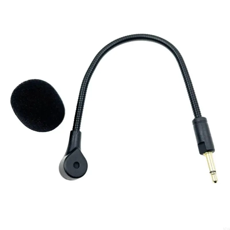 573A Game Mic Replacement for Kraken V3 Pro Hyper Sense Wireless Gaming Headset, 3.5mm Microphone Boom with Foam Cover