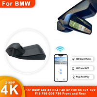 For BMW 430 X1 E84 F48 X2 F39 X6 E71E72 F16 F86 G06 F96 Front and Rear 4KDash Cam for Car Camera Recorder Dashcam WIFI Car Dwr