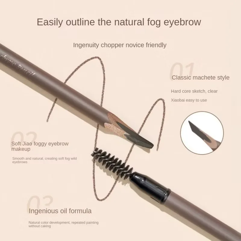 Judydoll lápiz de cejas moldeador doble cabeza moldeador de cabeza cejas naturales mate resistente al agua de larga duración