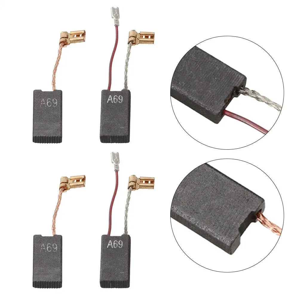 New Practical Carbon Brushes GBH7-45D GBH7-45DE Rotary Hammer Parts 11241EVS (0611241739) 11235EVS (0611235739)