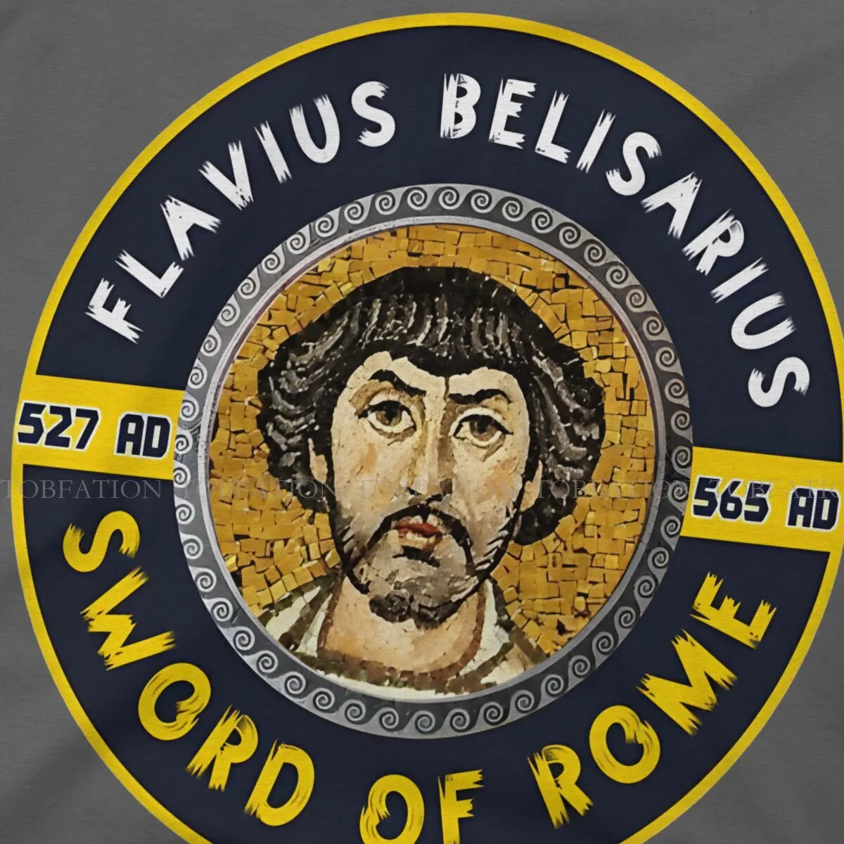 Ancient Rome Original TShirts Belisarius Byzantine Millitary Commander Distinctive Men\'s T Shirt Hipster Tops Size S-6XL