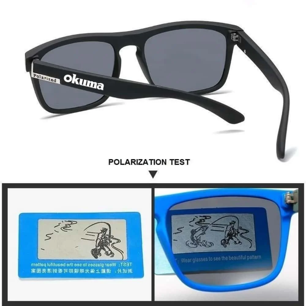Okuma Angelbrillen, polarisierte Okuma-Sonnenbrillen für Männer und Frauen, zum Fahren und Angeln, UV400-Brillen, erhältlich in 6 Farben – Detail 6