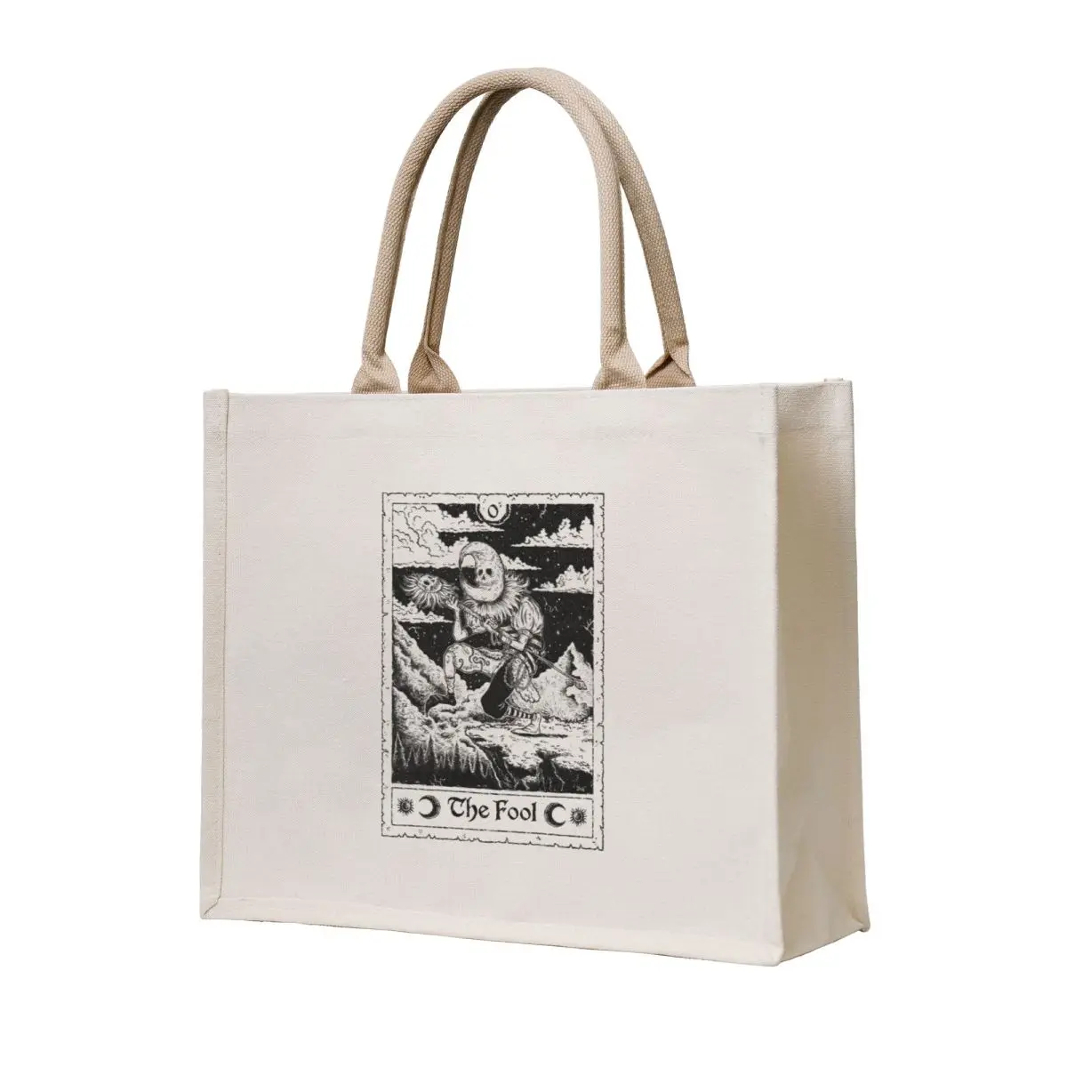 

The Fool - Forbidden Grimoire Tarot Card Tote Bag Canvas stote bag tote bag