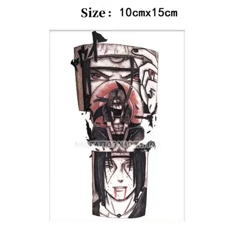 Anime Temporary Tattoos Cartoon Realistic Cool Body Art Waterproof Fake Tattoo Sticker