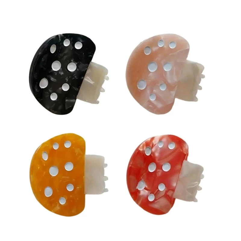 New Little Mushroom Hair Claw Acetic Hair Grip Hair Styling Tool Women Hair Clamp