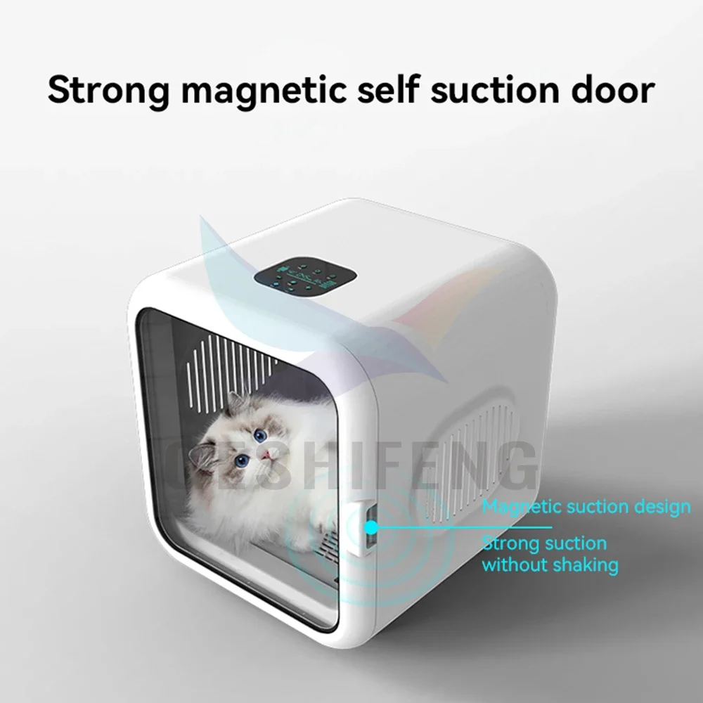 47*43*46cm 62L Cat Dog Hair Drying Box Smart Intelligent Automatic Natural Wind Pet Drying Box