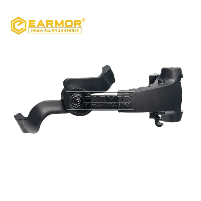 EARMOR M16C Headset Rail Mount Bracket 360 ° Rotatable ARC Rail Adapter for MOD4 Series M32 / M31 / M32H / M31H Headset