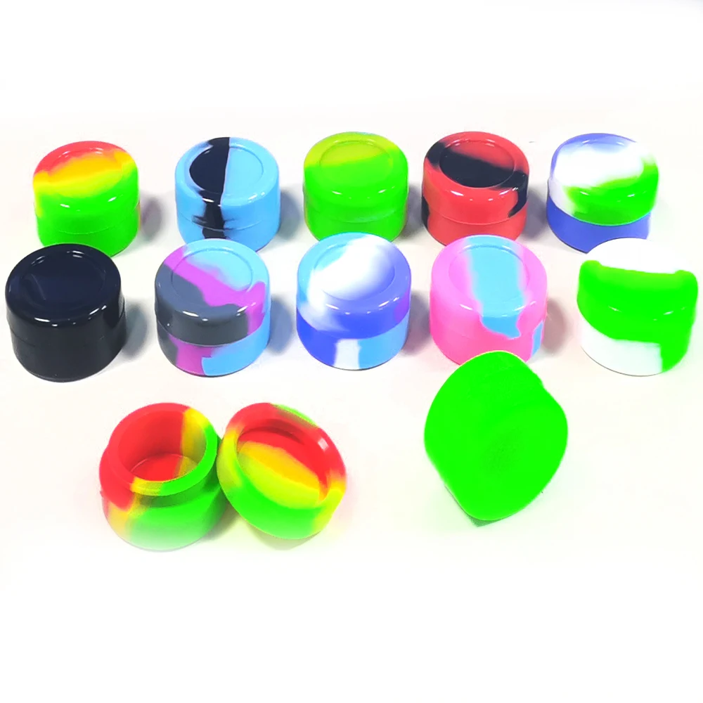 シリコン容器や化粧品用の焦げ付き防止瓶,フェイスクリーム用瓶,オイル収納ボックス,化粧ケース,100個,2ml, 3ml, 5ml