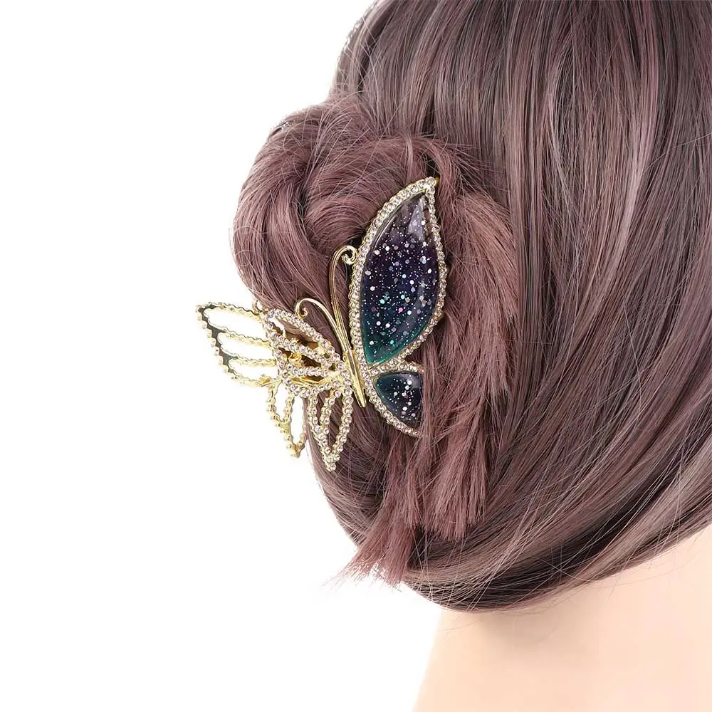 Girls Barrettes Head Women Headwear Exquisite Temperament Hair Clips Hair Accessories Butterfly Hair Claw Delicate Hairpin