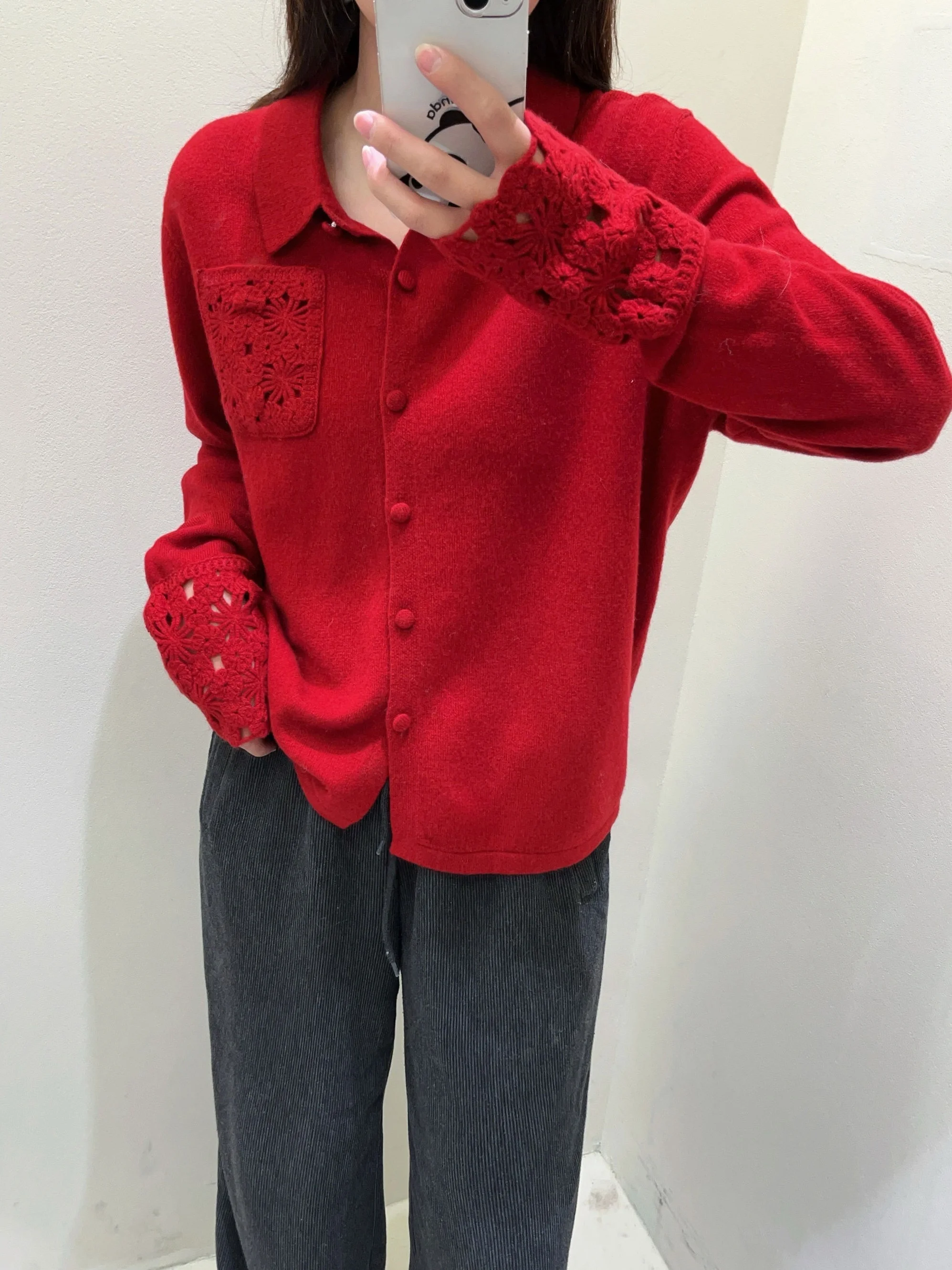 

Женский шерстяной вязаный свитер с выдолбленным воротником, осень-зима, новый Sle Ele, универсальный узор Cisas