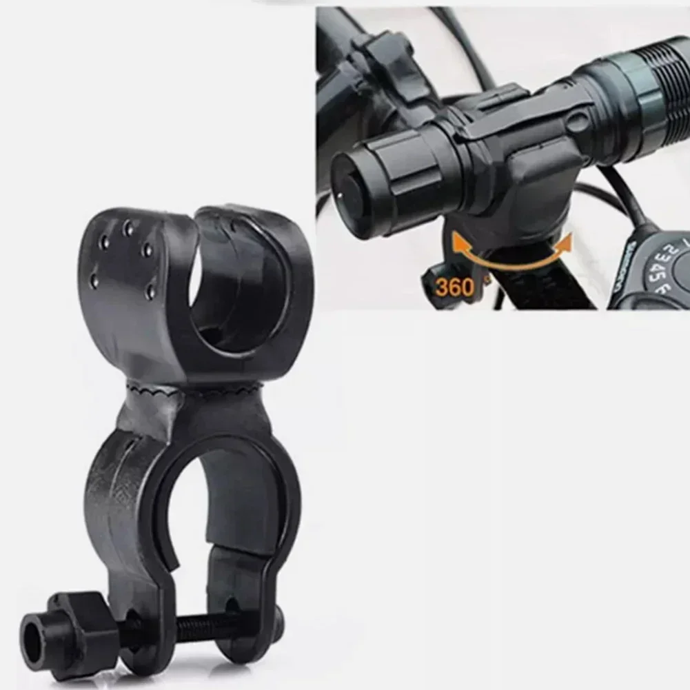 Bicycle Lamp Holder Bike Handlebar Compatibility Degree Rotating Easy Mount And Release Adjustable Specifications