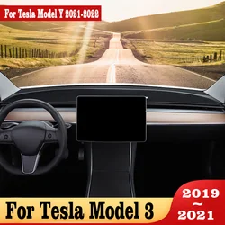 Car Dashboard Sun Shade Cover Pad Instrument Desk Mat Anti-UV For Tesla Model 3 2019 2020 2021 Model Y 2021 2022 Accessories