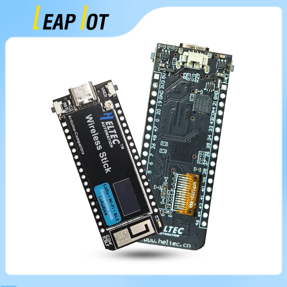

Mesh Network Heltec Wireless Stick V3 ESP32+SX1262 LoRa LoRaWAN Development Kit Low Power with Wi-Fi BLE 0.49-inch OLED Display