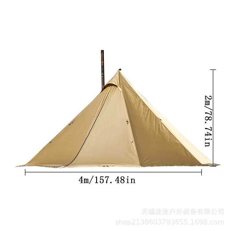 

Ultimate 4-6 Person Lightweight Camping Tent An All-in-One Octagonal Pyramid Shelter Integrated Rainfly Enhanced Outdoor Comfort