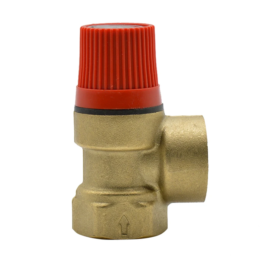 Brass Safety Valve Drain Relief Switch For Solar Water Heater 1/2\