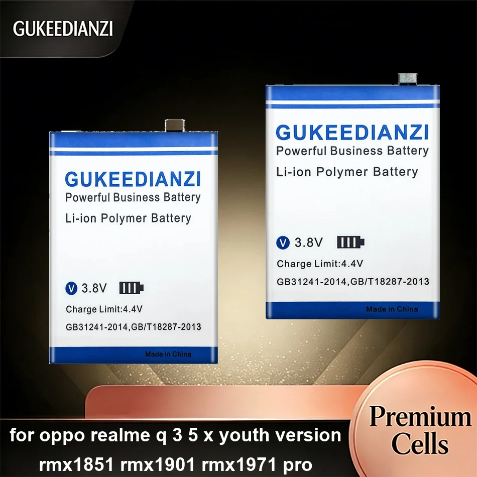 

Mobile Phone Battery Premium Replacement BLP713 BLP731 4600mAh For Oppo Realme q 3 5 x Youth Version RMX1851 RMX1901 RMX1971 Pro
