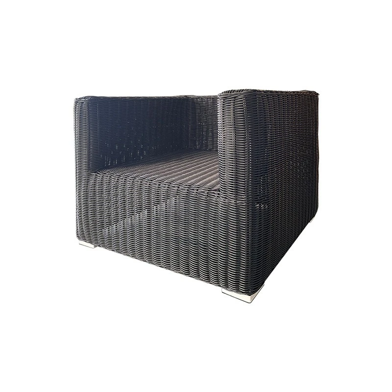 

Outdoor Furniture Villa Outdoor Rattan Tables and Chairs Cafe Milk Tea Shop Homestay Courtyard Rooftop Sofa with Parasol