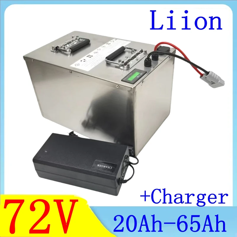 

72V High Capacity Lithium Ion Battery with BMS 3000W for Three-Wheeled Scooter Electric Bike - 20Ah 35Ah 40Ah 45Ah 55Ah 65Ah