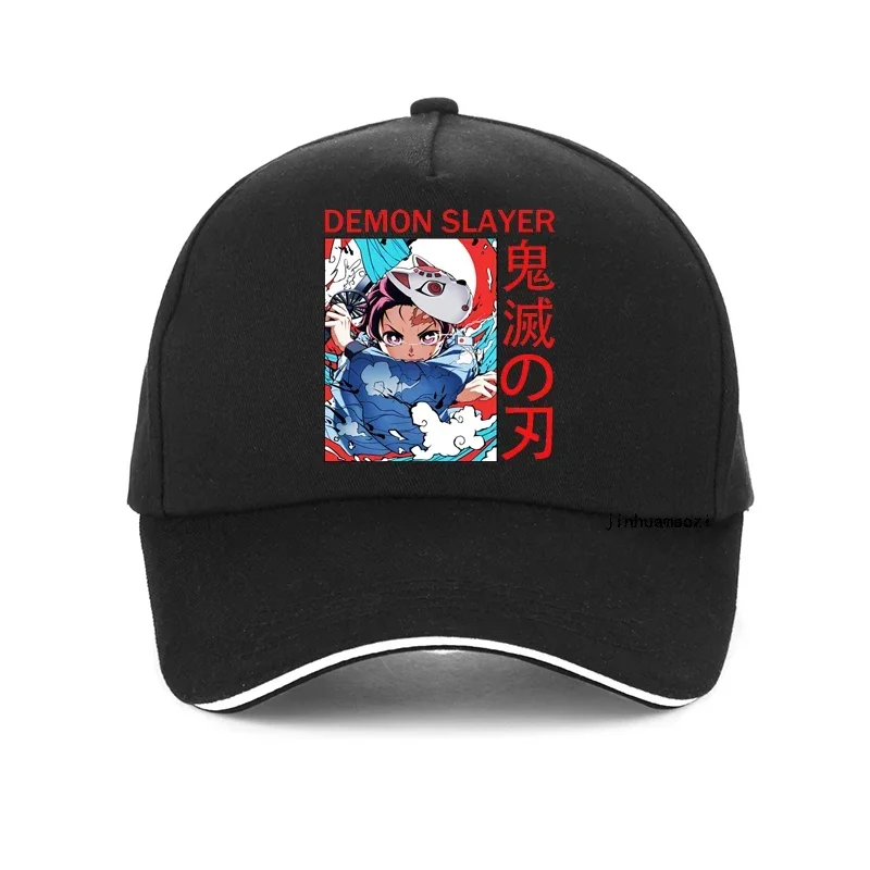 Hot Anime Demon Slayer Funny Cartoon Baseball cap Men Summer Kimetsu No Yaiba comics hip hop caps men Demon Slayer hat