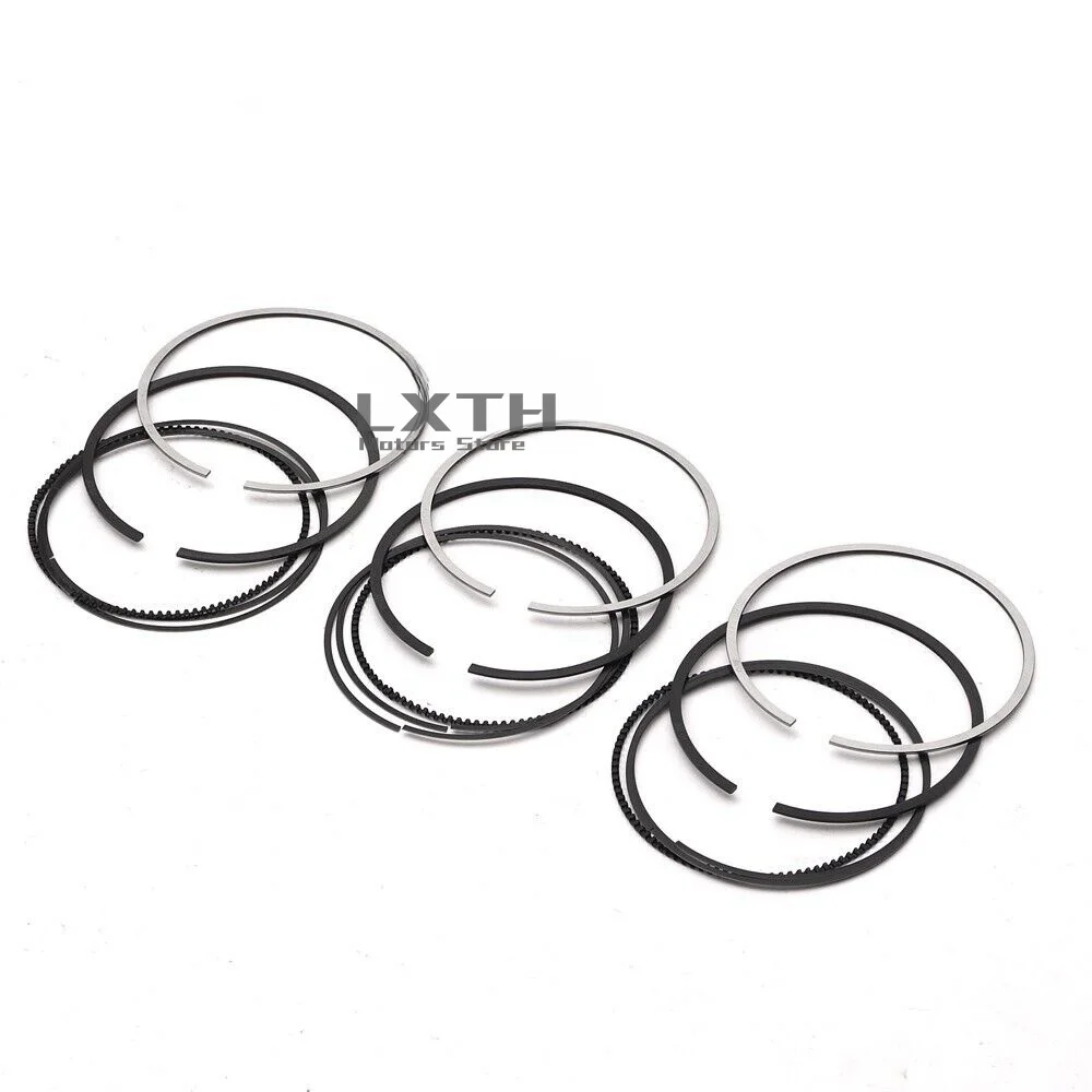 3pcs Piston Rings Set Mahle A11258637990 A11258612192 A11258618744  For Mini One F55 F56 PSA Peugeot 1.2 THP B38A12A