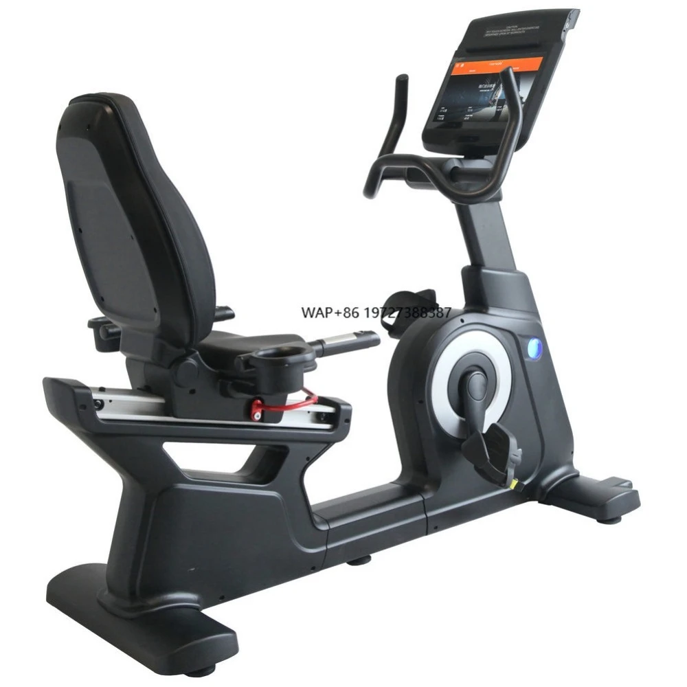 

Professional Recumbent Gym Bike Electrical Exercise Bike with Touch Screen