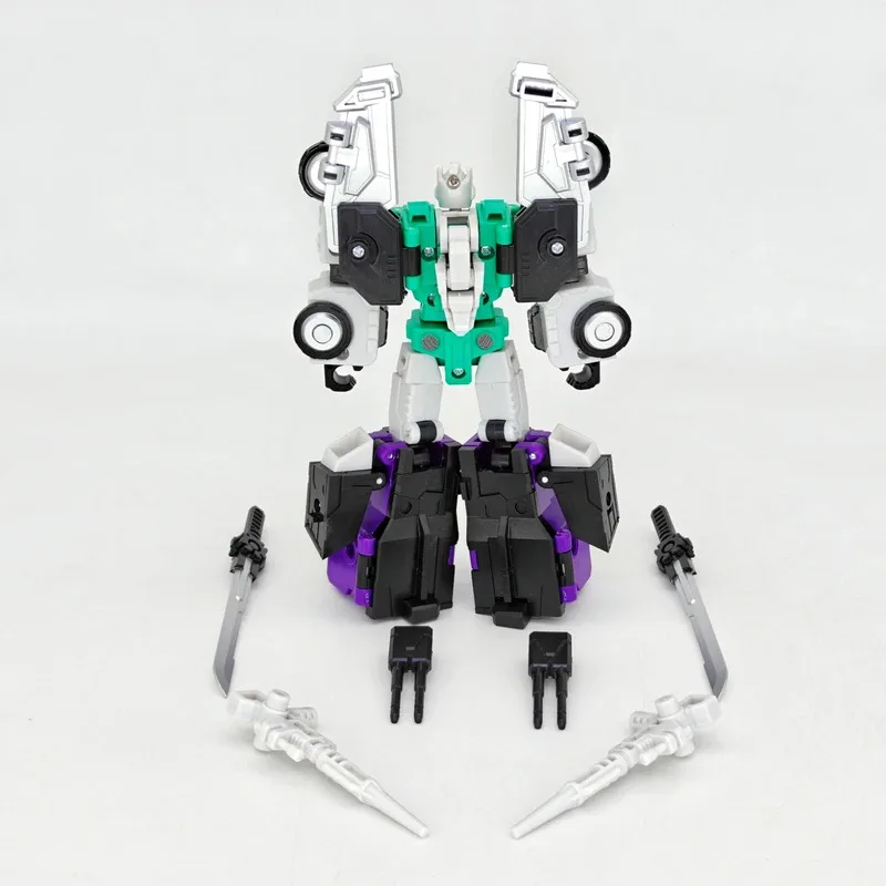 재고 있음 Transformatiom MFT Pioneer 시리즈 MF-27 Six-faced Beast Six-change Ninja 소규모 비율 액션 피규어 로봇 완구