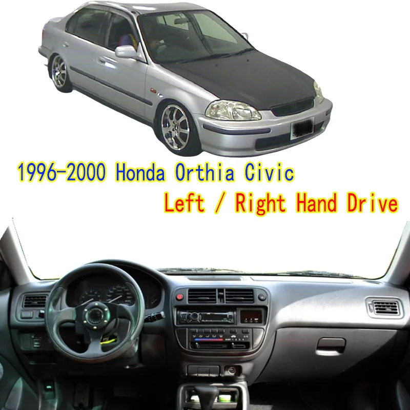 

For 1996-2000 Honda Civic EJ9 EK1/4/9 Ek3 Car-Styling Dashmat Dashboard Cover Instrument Panel Insulation Protective Pad