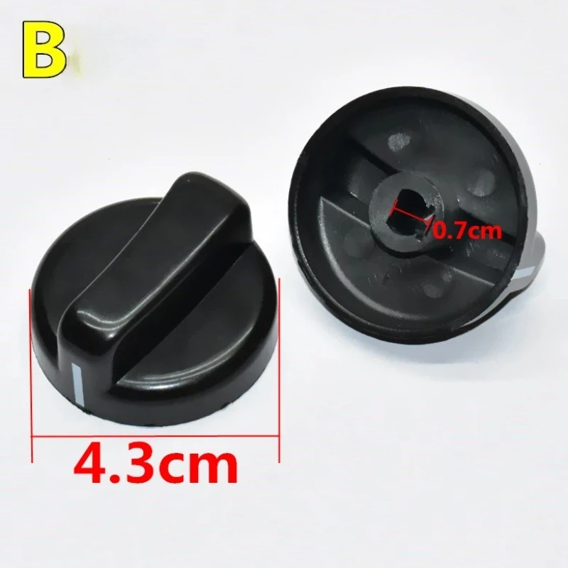 2 قطعة مقبض بلاستيكي عالمي موقد غاز استبدال التحكم مقبض مفتاح التشغيل المدى مقبض الفرن لملحقات إصلاح موقد الطبخ