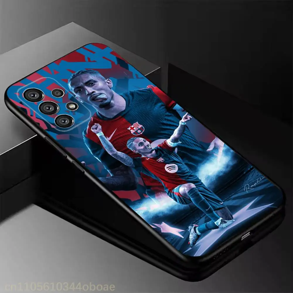 R-Raphinha Phone Case For Samsung Galaxy A13,21s,22,31,32,52,53,71,80,A91 Soft Black Cover