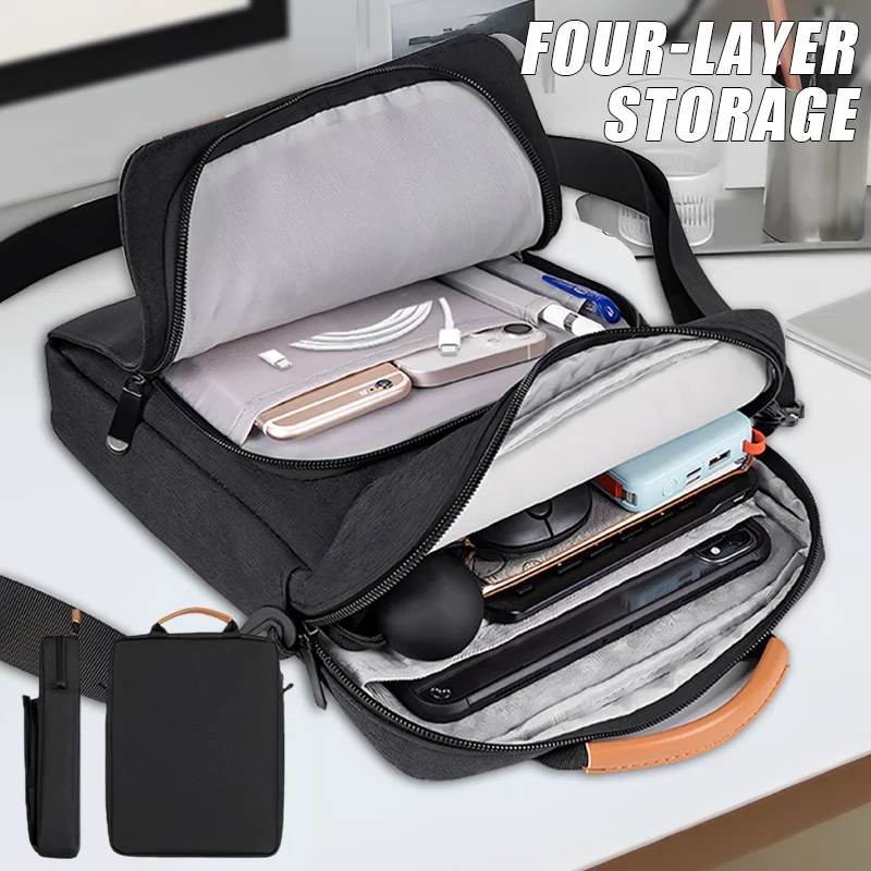 Tablet Crossbody Bag For Lenovo Tab P12 Xiaoxin Pad Pro 12.7 TB370FU TB371FC 2023 Tablet Pouch Waterproof Shoulder Bag