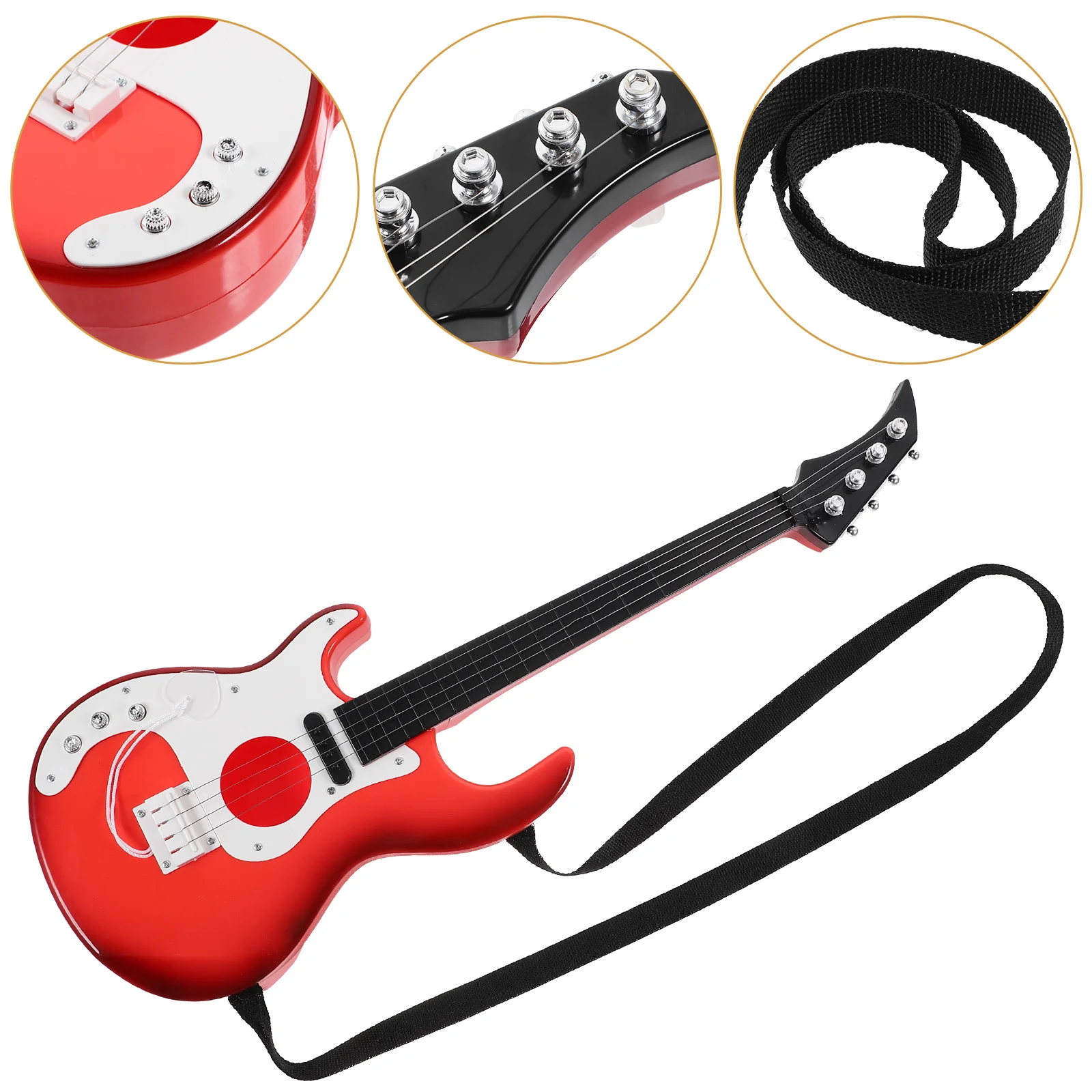 Kids Toys Children's Guitar Musical Instruments Electric Practice For Beginners Small Mini Toddler