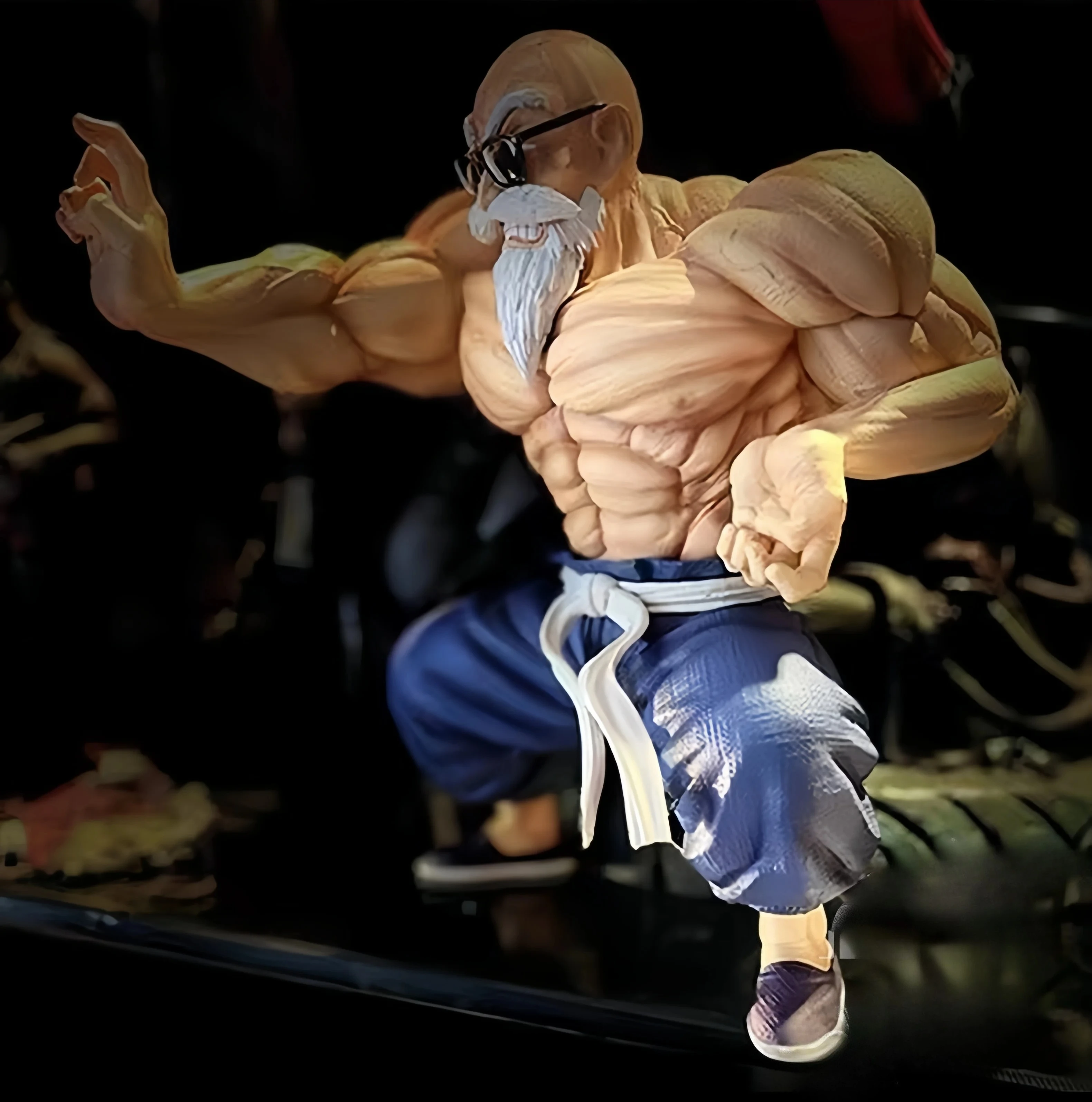 Аниме Dragon Ball фигурка GK Muscle Master Roshi Goku Kame Sennin Фигурка из ПВХ Фигурка Модель Детские куклы Подарочные игрушки 10 см!