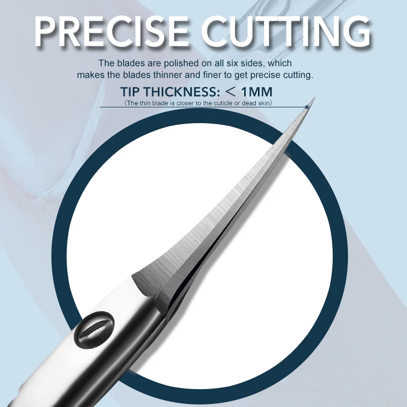 1Pcs Cuticle Scissors Nail Cuticle Clippers Trimmer Dead Skin Remover Stainless Steel Professional Nail Art Tools Cuticle Cutter