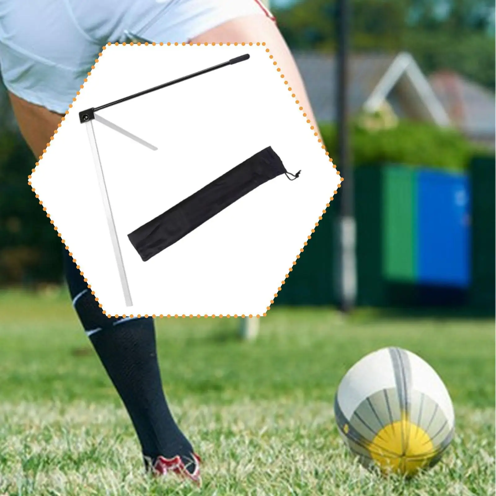 Supporto per pratica di rugby con supporto per pallone da calcio per calcio Kicking Tee