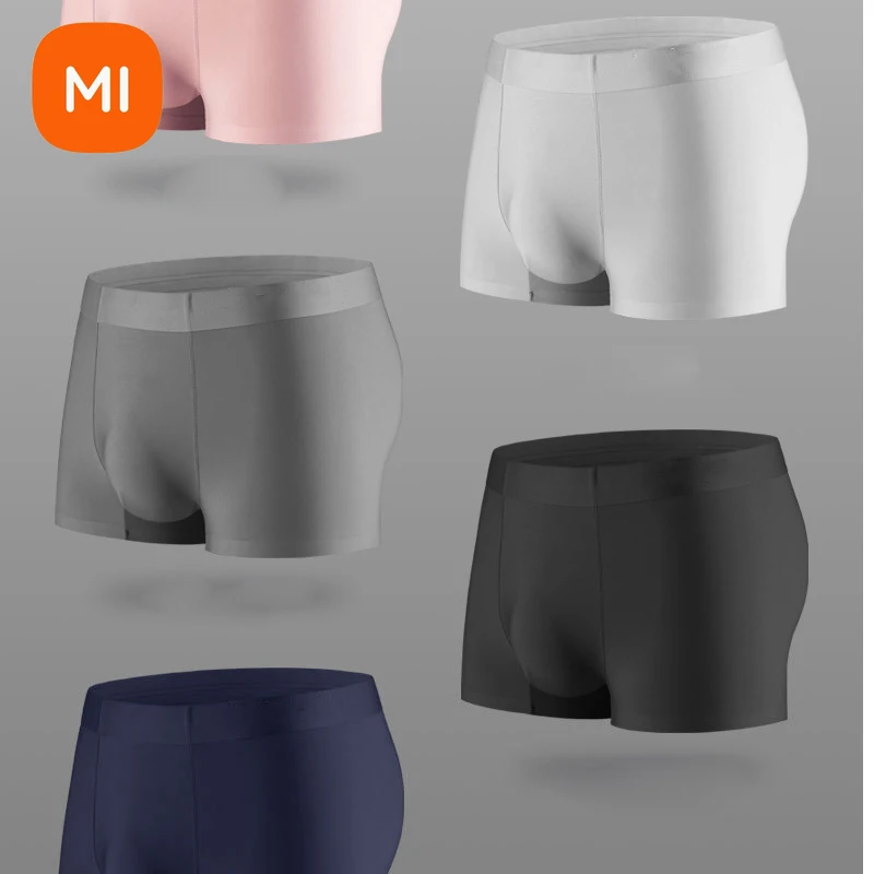 Xiaomi Mijia-ropa interior de grafeno 3A para hombre, calzoncillos antibacterianos, Bóxer absorbente de humedad, 6 colores, novedad