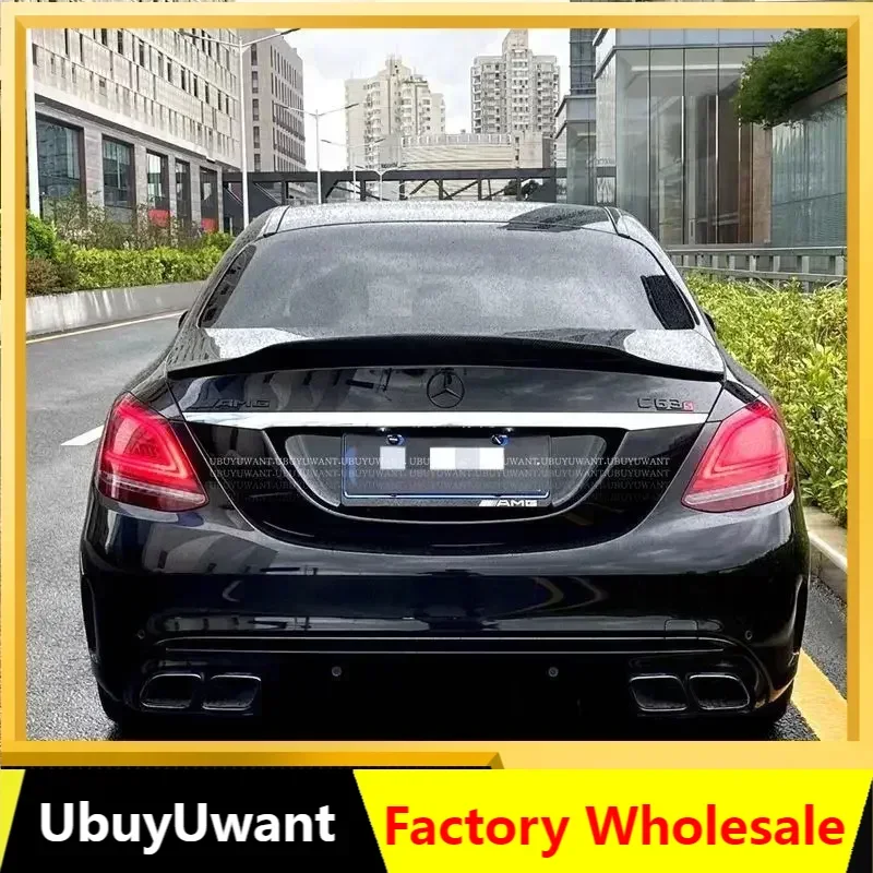 

UBUYUWANT для Mercedes W205 2014-2020 C-class C180 C200L C63 спойлер из углеродного волокна PSM стиль автомобиль