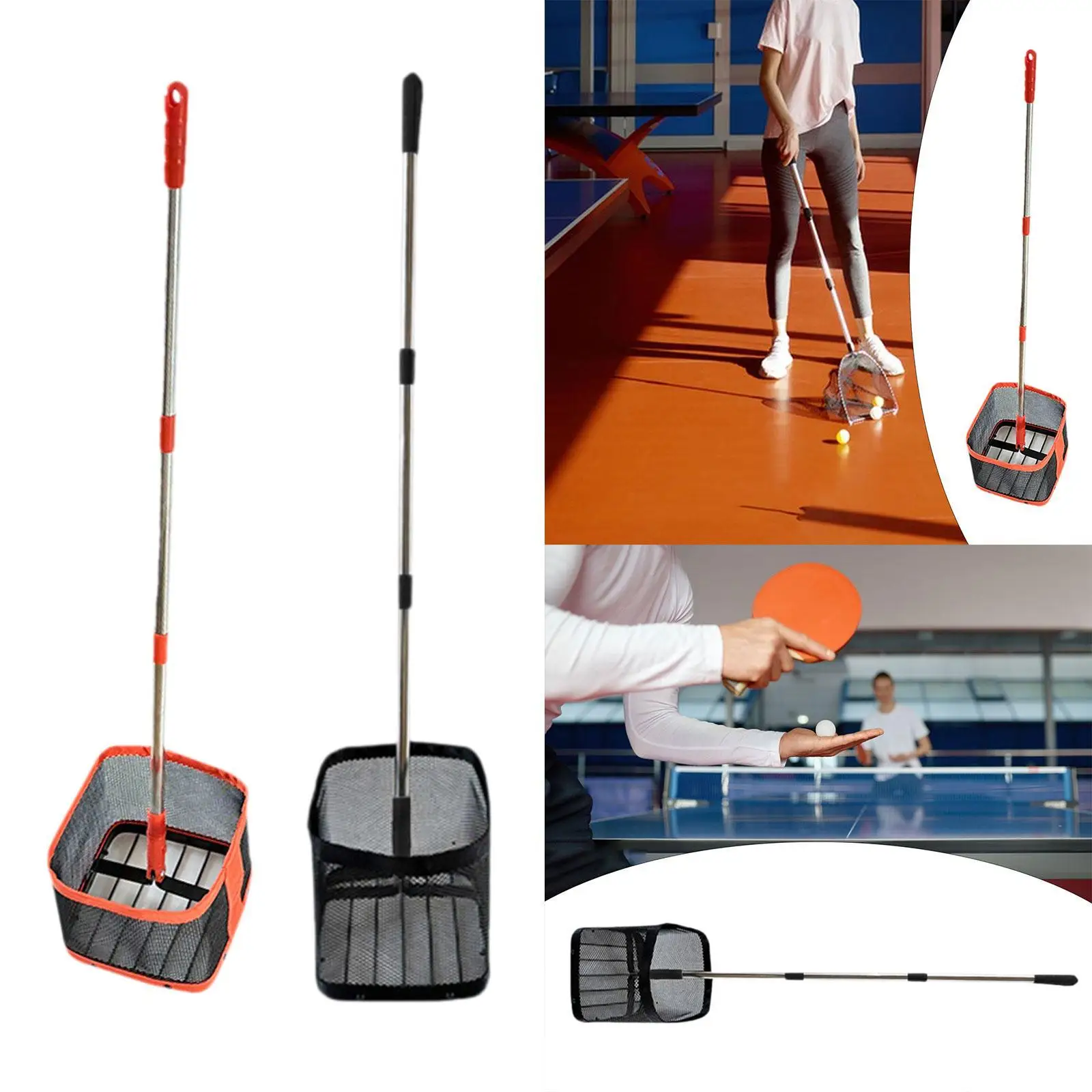 Table Tennis Retriever for Picking and Storage Lightweight Pickup Container