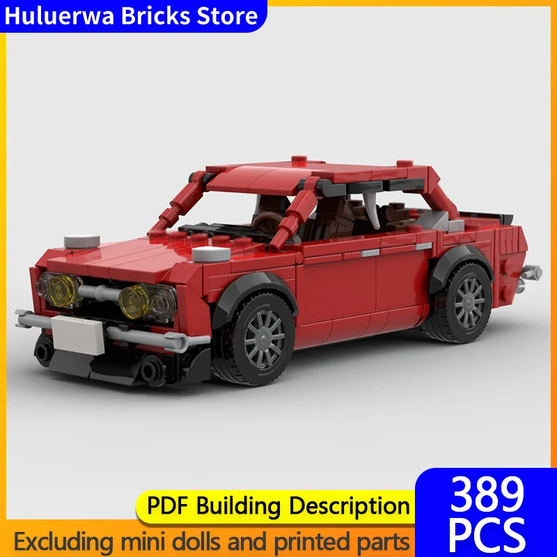 

Модель скоростного гиперкара MOC, строительные кирпичи 1600 SSS (510), компактный автомобиль, модульная технология, подарки, праздник, сборка, детские игрушки, костюм