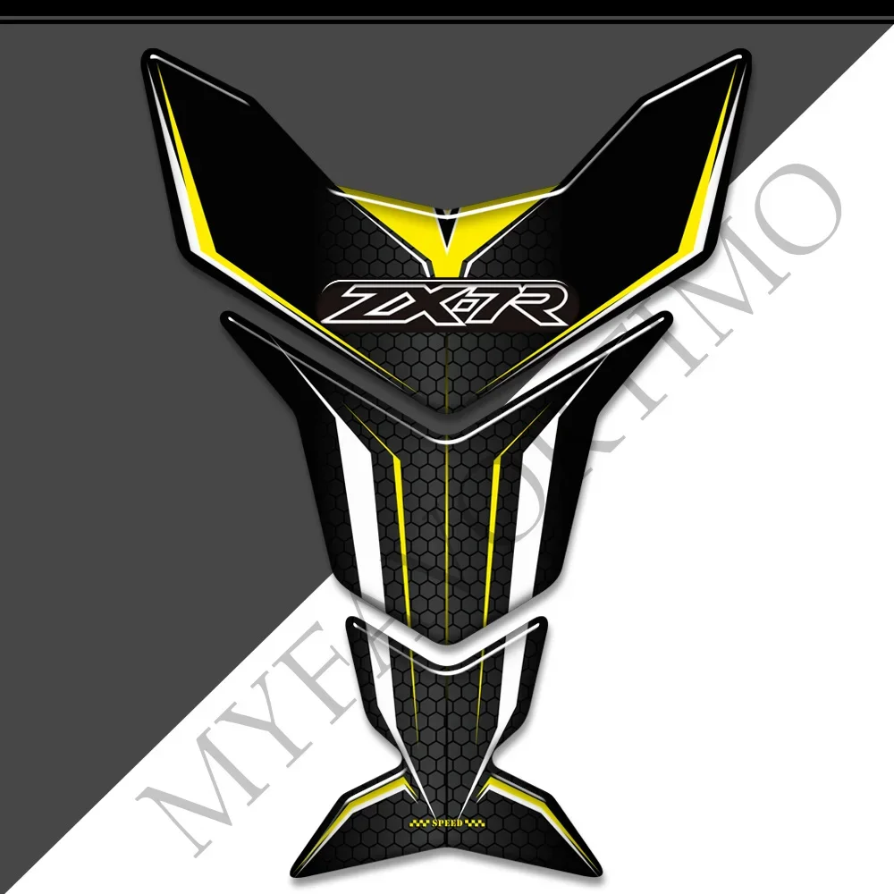 

Motorcycle 3D Stickers Decals Tank Pad For Kawasaki Ninja ZX7R ZX 7R ZX-7R Emblem Logo Protector Gas Fuel Oil Kit Knee