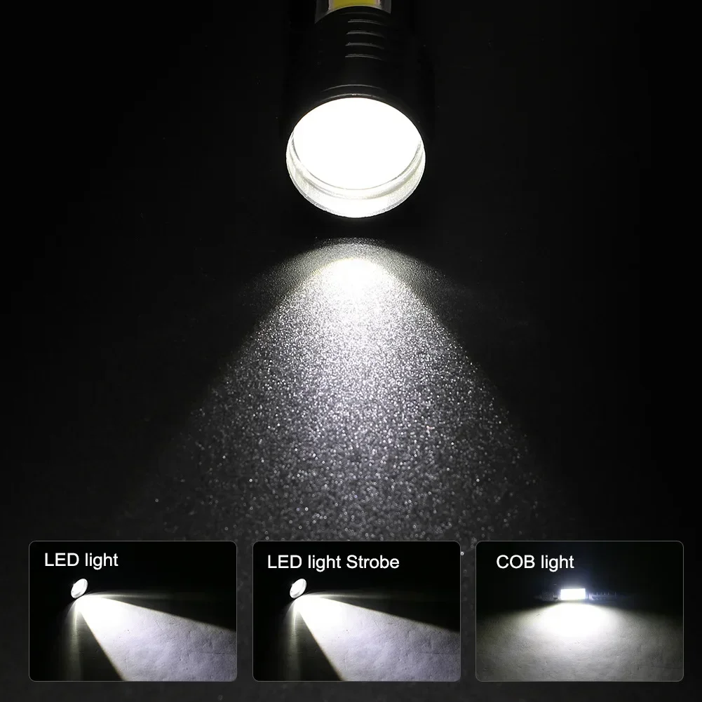 Close-up of convex lens on flashlight