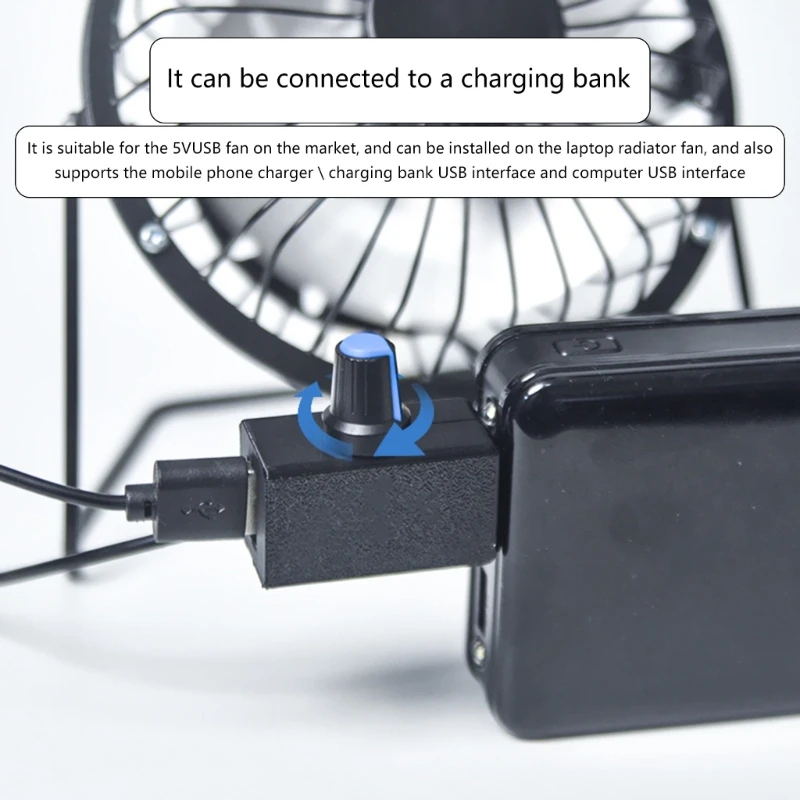 USB Fan Speed Controls Module With Regulation for Portable Cooling Fans, 5V Input Dropship