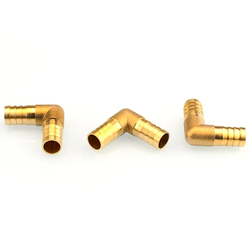 3 Way & 4 Way Brass Tube Connector, Straight Elbow Hose Cable 6 8 10 12 14 16 19mm, Copper Barbed Connector, Union Adapter