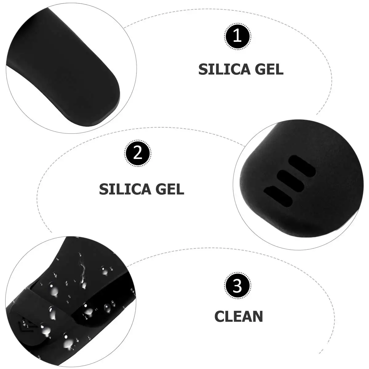 

2Pcs Portable Silicone Razor Case Waterproof Shaver Cover Bag Travel Razor Protector Storage Waterproof Shaver Case